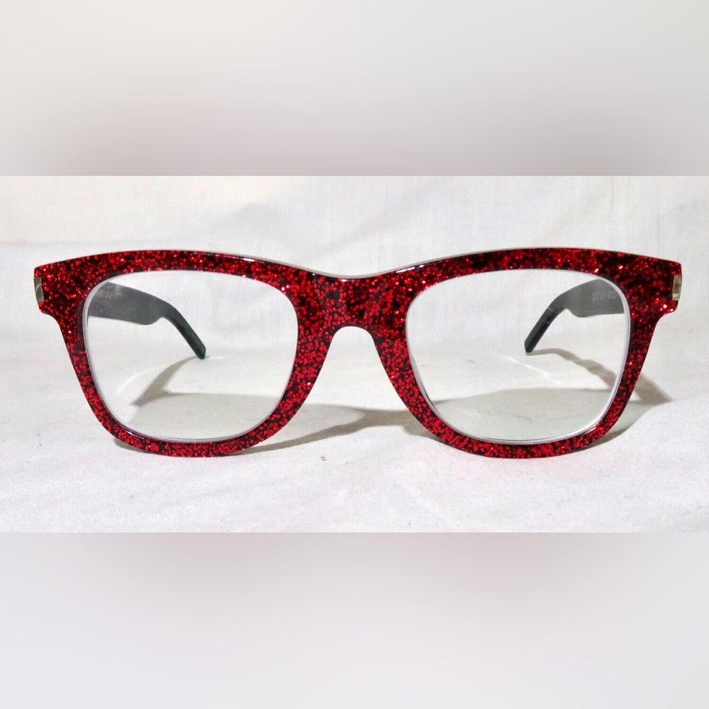 Red Glitter Eyeglasses